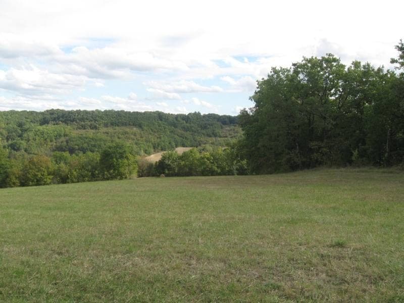 Prairie et bois sur les coteaux de Bajamont