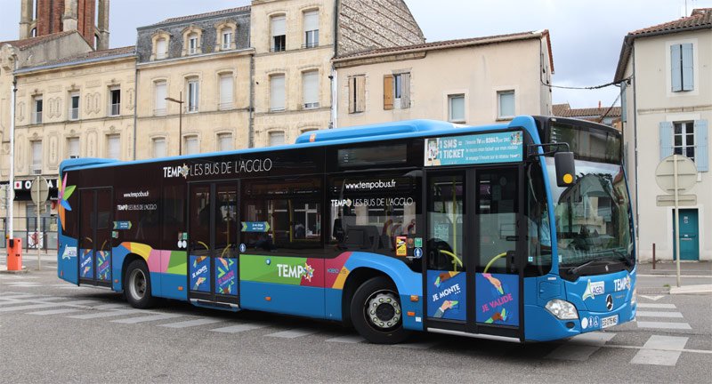 Modification du réseau de bus Tempo du 8 janvier au 16 février 2024.