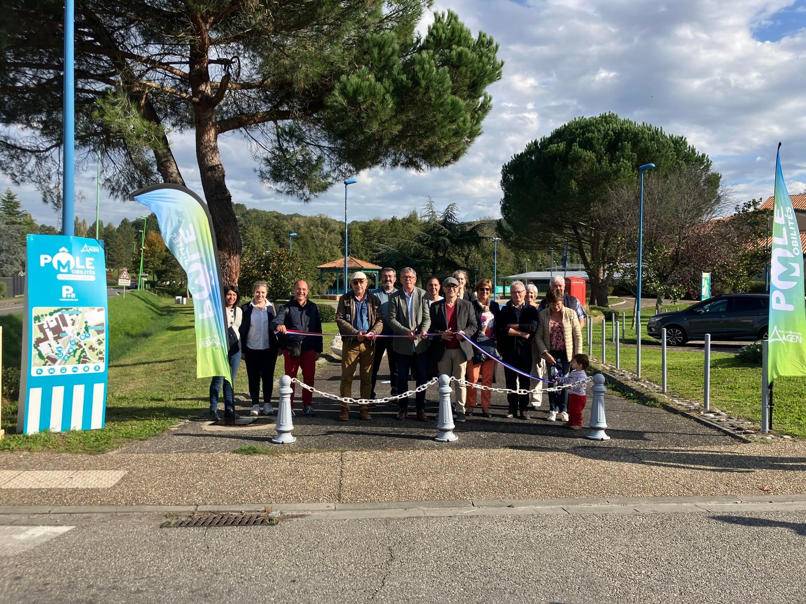 Inauguration du pôle de Mobilité de Pont du Casse.