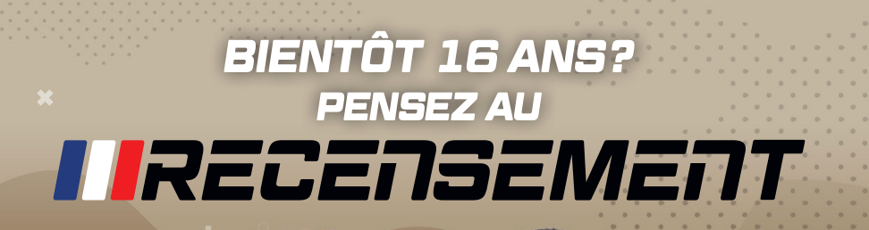 Bientôt 16 ans ? Pensez au recensement